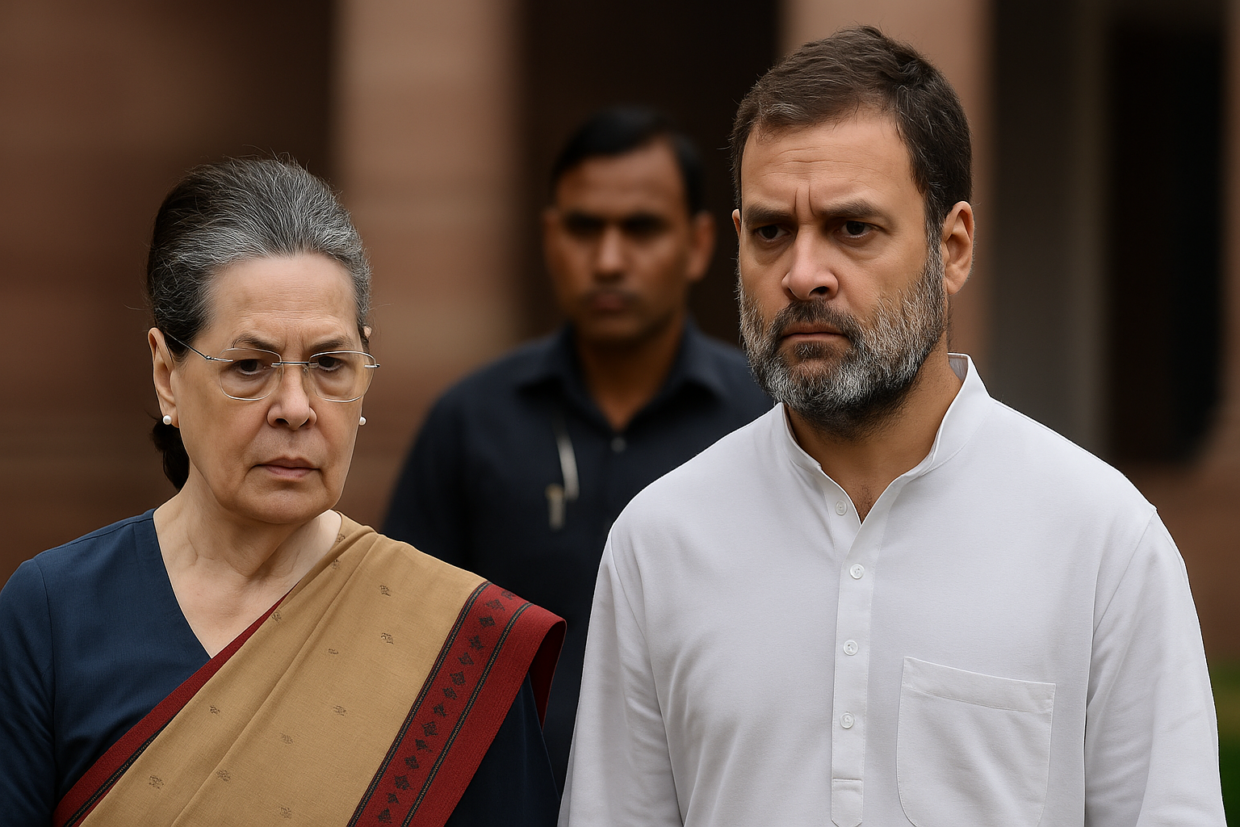 Sonia Rahul Gandhi ED chargesheet
