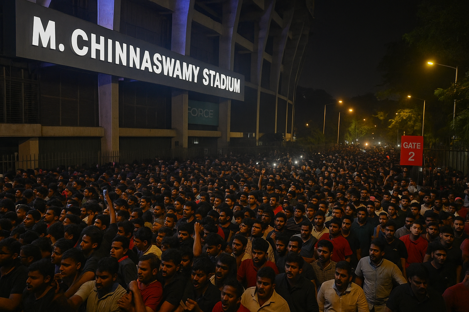 RCB stampede